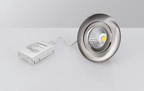 ip44 ac-chip satin 6w led md-360 downlight
