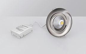 ip44 ac-chip satin 6w led md-360 downlight