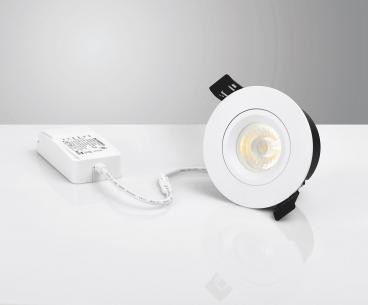 hvid - 230v led tune yar downlight malmbergs