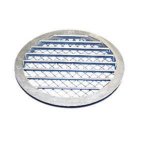 net galvaniseret med aluminium rund 125mm jalousirist