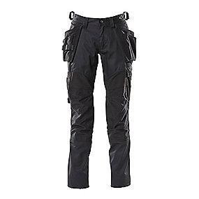 18531-442-09 sort h�ngelommer og kn�- 82c48 str bukser accelerate mascot