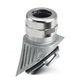 hc-b-g-m32-ec-al m32 rrelse st b serie bajonetfatning med evo-emc-metalkabelforskruning