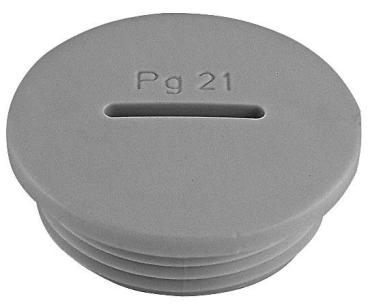 5 m63x1 metrisk lysegr polyamid blindprop