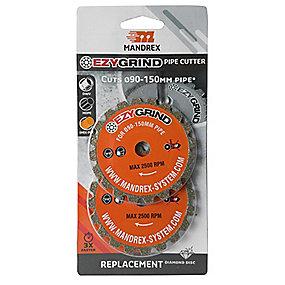 2stk pakke 90-150mm rer rsk r ezygrind mandrex til reskive sk ezygrind mandrex