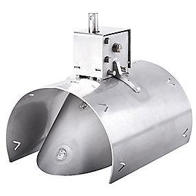 l811-2 l st rustfrit aisi316 225mm rottestop lauridsen