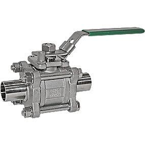 cf8m l st rustfrit cm 2012 type 25mm kugleventil 3-delt ego