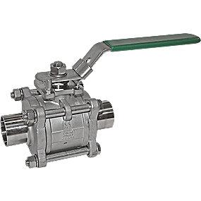 cf8m l st rustfrit cm 2012 type 38mm kugleventil 3-delt ego