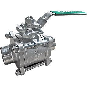 cf8m l st rustfrit cm 2012 type 63mm kugleventil 3-delt ego