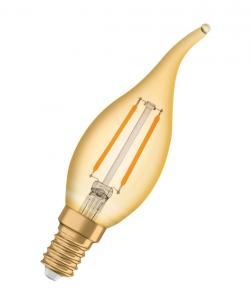 guld e14 13w 825 5w 1 d vindst kerte led 1906 vintage osram