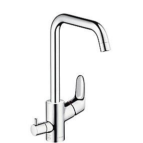 afsp�rringsventil med 260 k�kkenarmatur focus hansgrohe