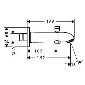 mm 152 omskifter med s e kartud hansgrohe