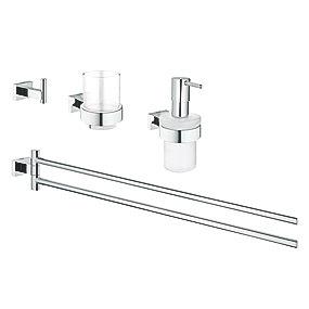 deholder ndkl h dobbelt krog glas bedispenser s 1 i 4 r tilbeh cube essentials grohe