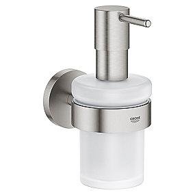 supersteel holder med bedispenser s essentials grohe