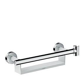 395mm bruseholder hylde med holdegreb comfort hansgrohe