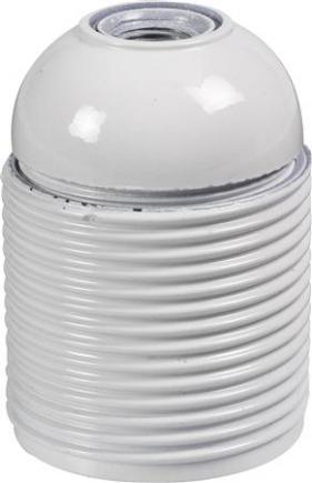 hvid 10mm e27 kronefatning