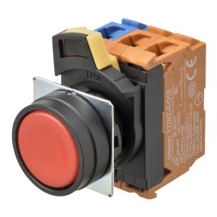 a22nn-bnm-nra-g100-nn ndte ikke-t 1no d r uigennemsigtig farve cap momentan flad plast bezel dia 22 a22nn trykknap