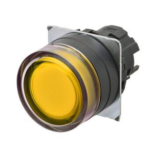 a22nz-bga-tya ndte t gul gennemsigtig farve kasket vagtalternativ fuld plast bezel dia 22 a22nz trykknap