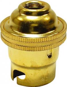 2-pol 10mm messing swan b22 fatning