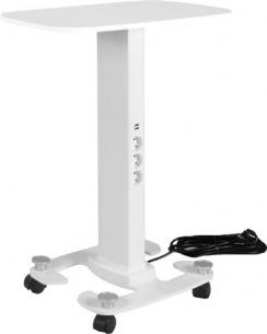 hvid stik hjul bord meter 68 0 stander-komplet
