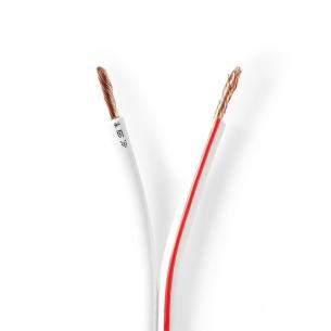 folie hvid pvc runde m 0 100 cca mm 50 2 2x kabel hjtaler