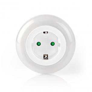 fakkelfunktion hvid n gr bl lm 10 w 3680 sensor nat dag sensor gelse bev natlys led plug-in nedis