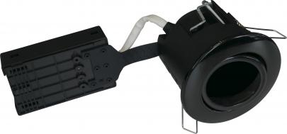 sort lyskilde ex ip44 230v gu10 87mm udendrs install uni - 1299 nordtronic