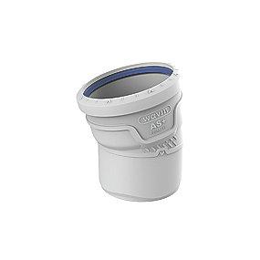 st�jd�mpende hvid 15 mm 160 b�jning pp-m as wavin