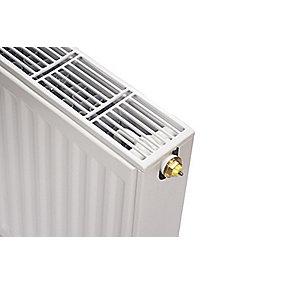 ventilindsats monteret uden leveres hvid 9016 ral mm 1400 x 500 - 22 radiator ventil c6
