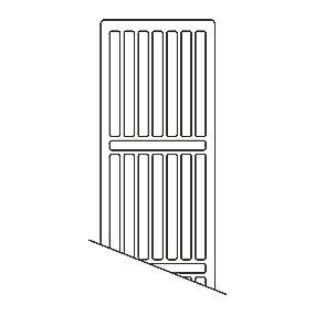 l�ngden i tilpasses kan 1000mm 22 type radiator til toprist ny