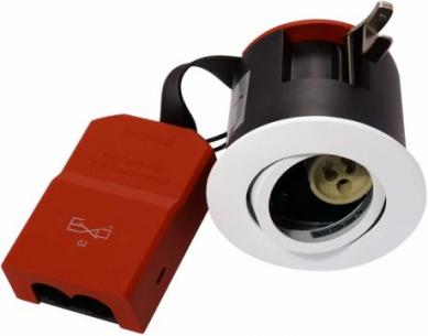 lyskilde ex hvid downlight 88mm 230v gu10 66 exo daxtor