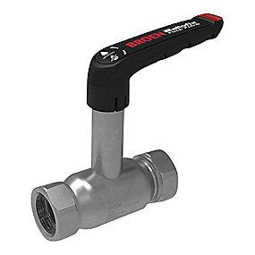 l st forzinket muffe-muffe ndtag h og spindel j h med dn20 4 3 flow full kuglehane ballofix broen