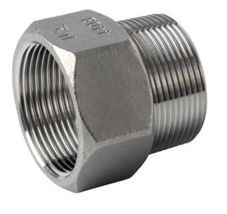 316 aisi 8 1 bsp-muf npt-nip adapter