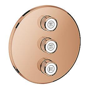 sunset warm t s kontrol volume triple forplade smartcontrol grohtherm grohe