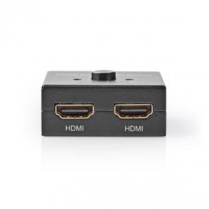 anthracite metal gbps 6 60hz 4k output hdmi 2x output hdmi 1x -indgang hdmi 2x input hdmi 1x 3-port switch hdmi