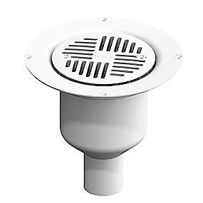 pp hvid s vandl b udl 50mm lodret med b gulvafl brage mini purus