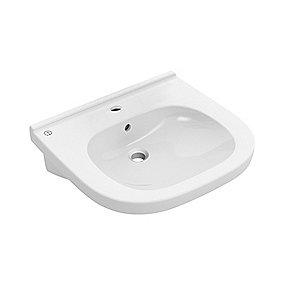 hvid hanehul med 560mm ndvask h care gustavsberg