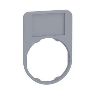 farve d r sort i skilt blankt mm 18x27 inklusiv montage flush til trykknapper for mm 40x60 plast lvgr s i skilteholder
