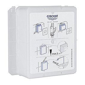 hvid betjeningsplade til revisionsskakt grohe