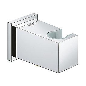 forkromet bruserholder med jning tilslutningsb b udl cube euphoria grohe