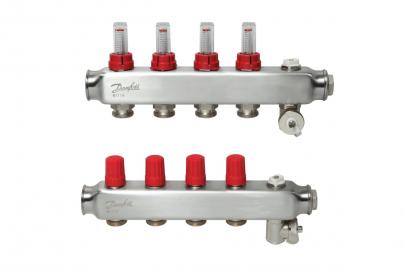 flowmeter med ssm 4 4 gulvvarmemanifold danfoss