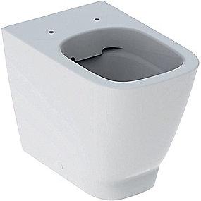 glasur keratect hvid universallås rimfree wall to back 350x410x540mm toiletskål smyle geberit