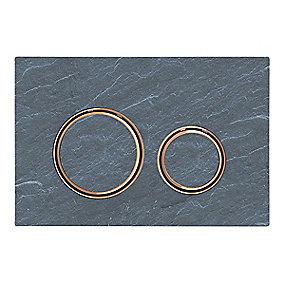 skifer dguld r 246x164x14mm betjeningsplade sigma21 geberit