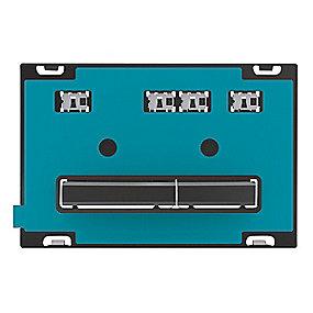 krom sort 246x164x10mm betjeningsplade sigma50 geberit
