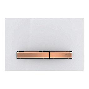 hvid dguld r 246x164x14mm betjeningsplade sigma50 geberit