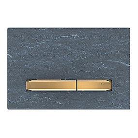 skifer messing 246x164x14mm betjeningsplade sigma50 geberit