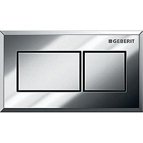 blankforkromet 129x74mm fjernbetjening geberit