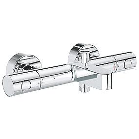 krom - gmonteret v badekar til termostat cosmopolitan 800 grohtherm grohe