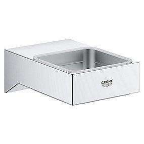 forkromet dispenser l sk glas til 108mm gholder v cube selection grohe