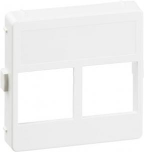 konnektor 2xrj45 f hvid modul 1 dataudtag fuga lk