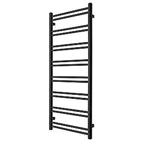 sort mm 500 x 1240 9005 ral håndklæderadiator 16-500 duo tvs